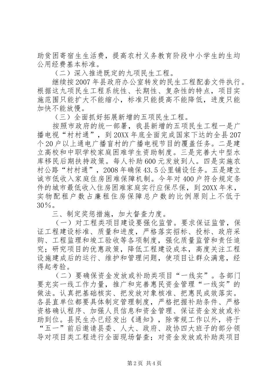 2024年县民生工程总结_第2页