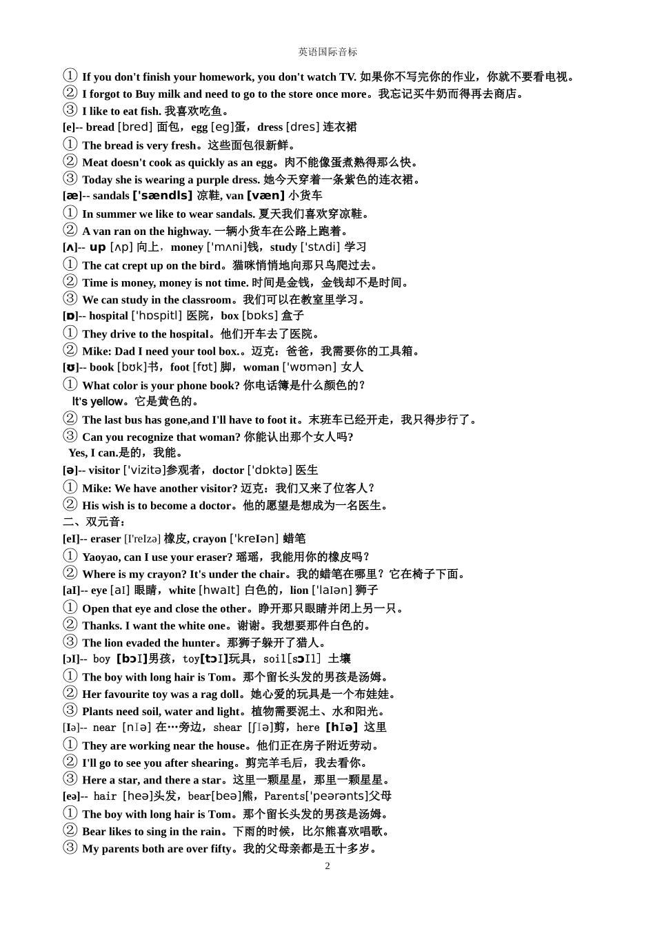 国际音标完整教案_第2页