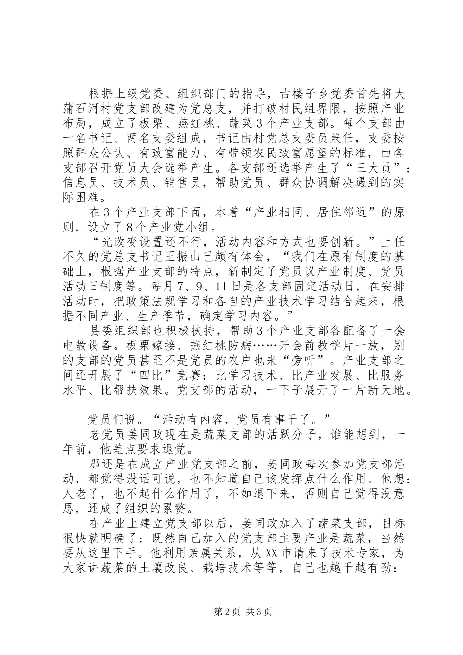 2024年产业建支部让党组织活起来_第2页