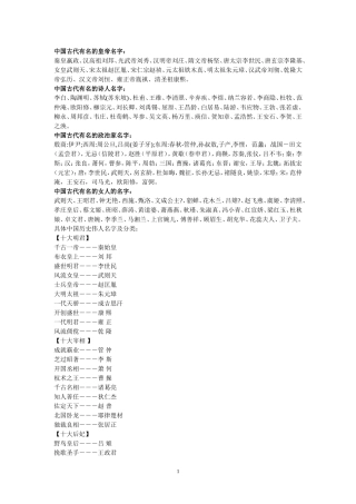 国学——名人录