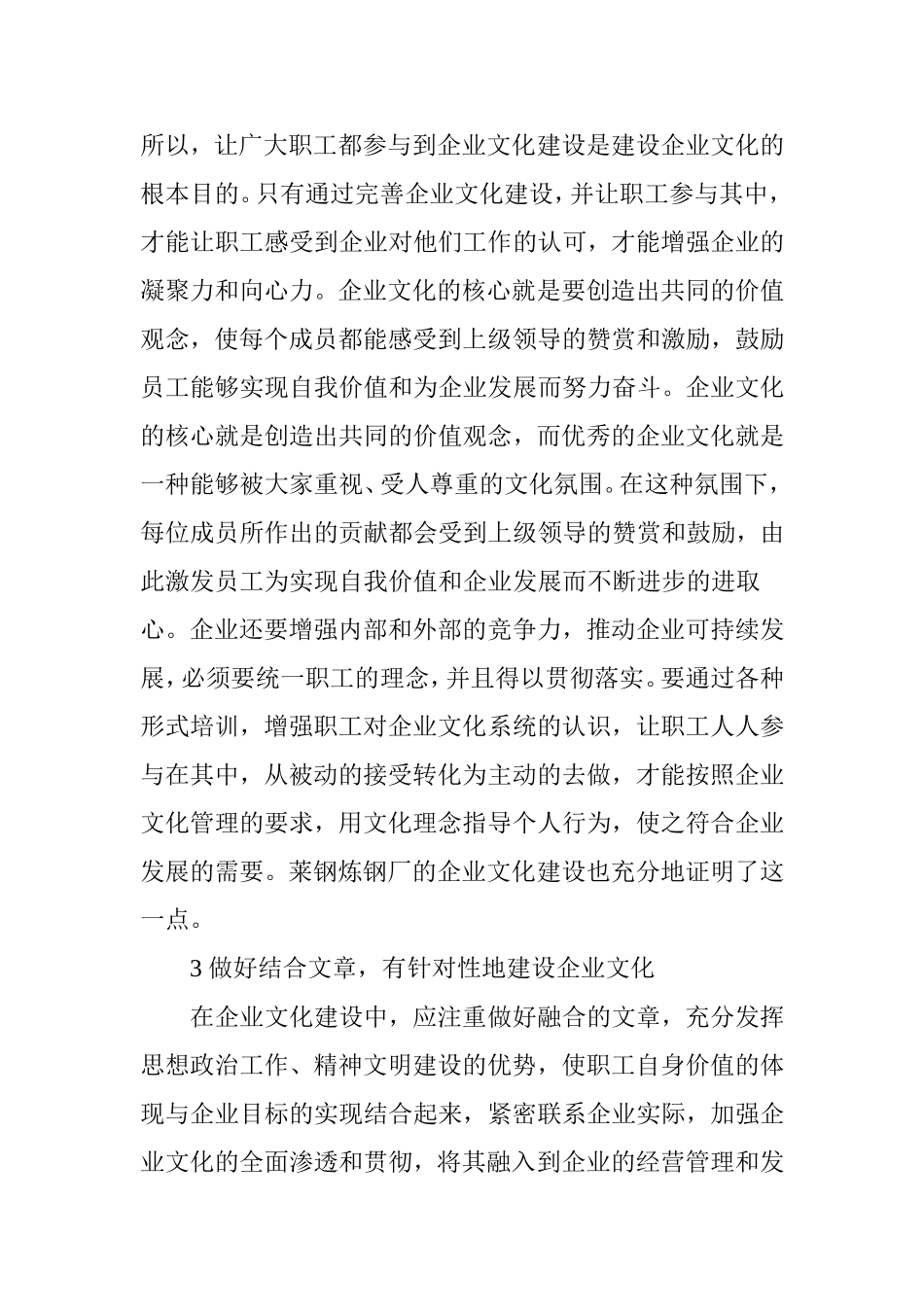 国有钢铁企业文化建设的思考与实践_第3页