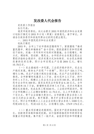 2024年发改委人代会报告