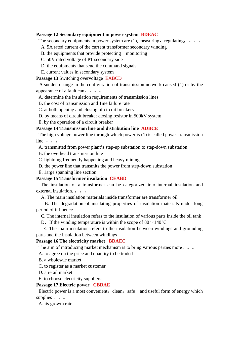 国家电网公司专业技术人员电力英语水平考试宝典(补全短文)_第3页