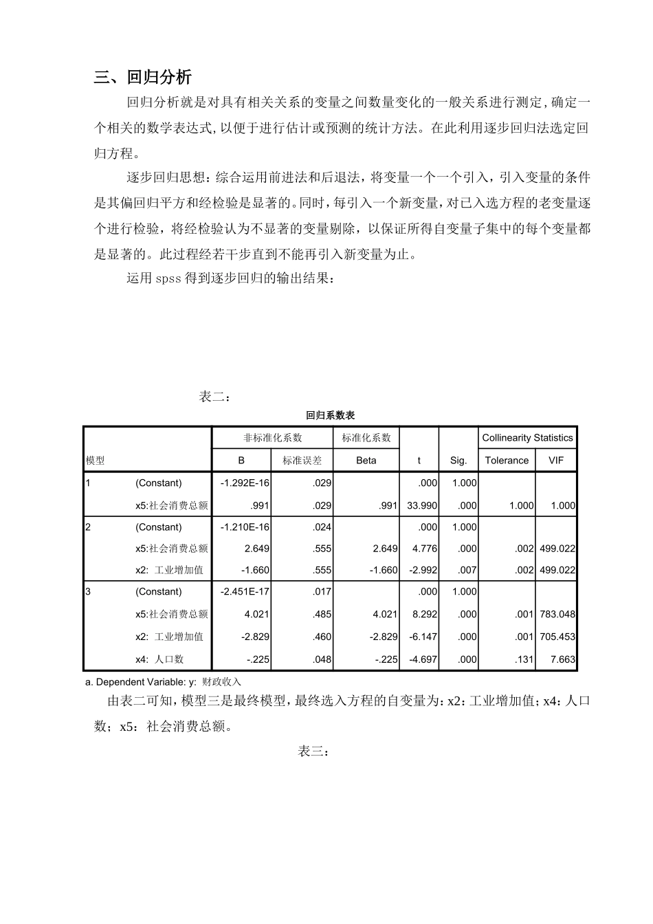 回归分析实验报告_第3页