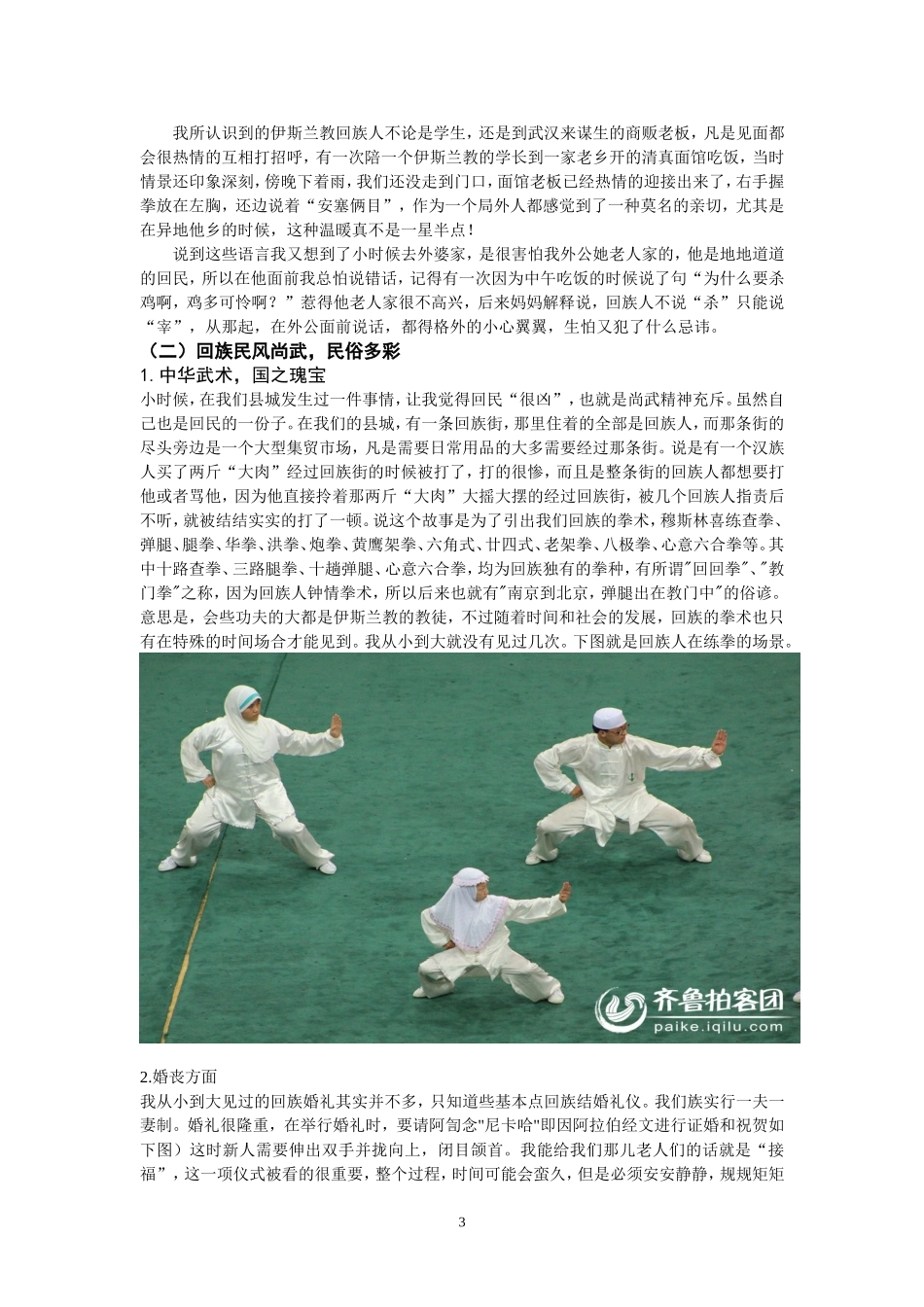 回族文化概况(民理论文)_第3页
