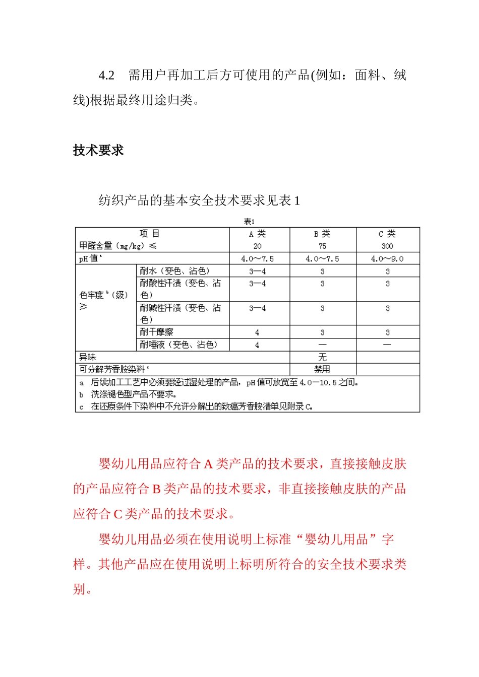 国家纺织品基本安全技术规范_第3页