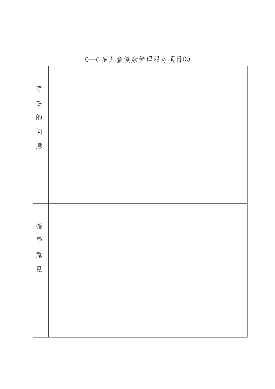 基本公共卫生服务项目督导工作记录表_第3页