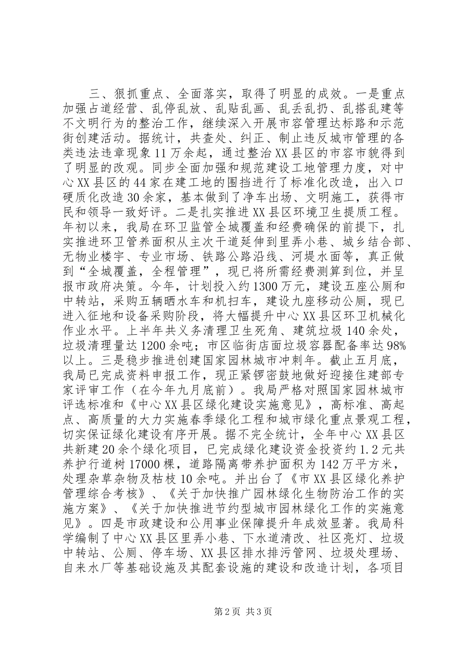 2024年城管局发展提升年半年总结_第2页
