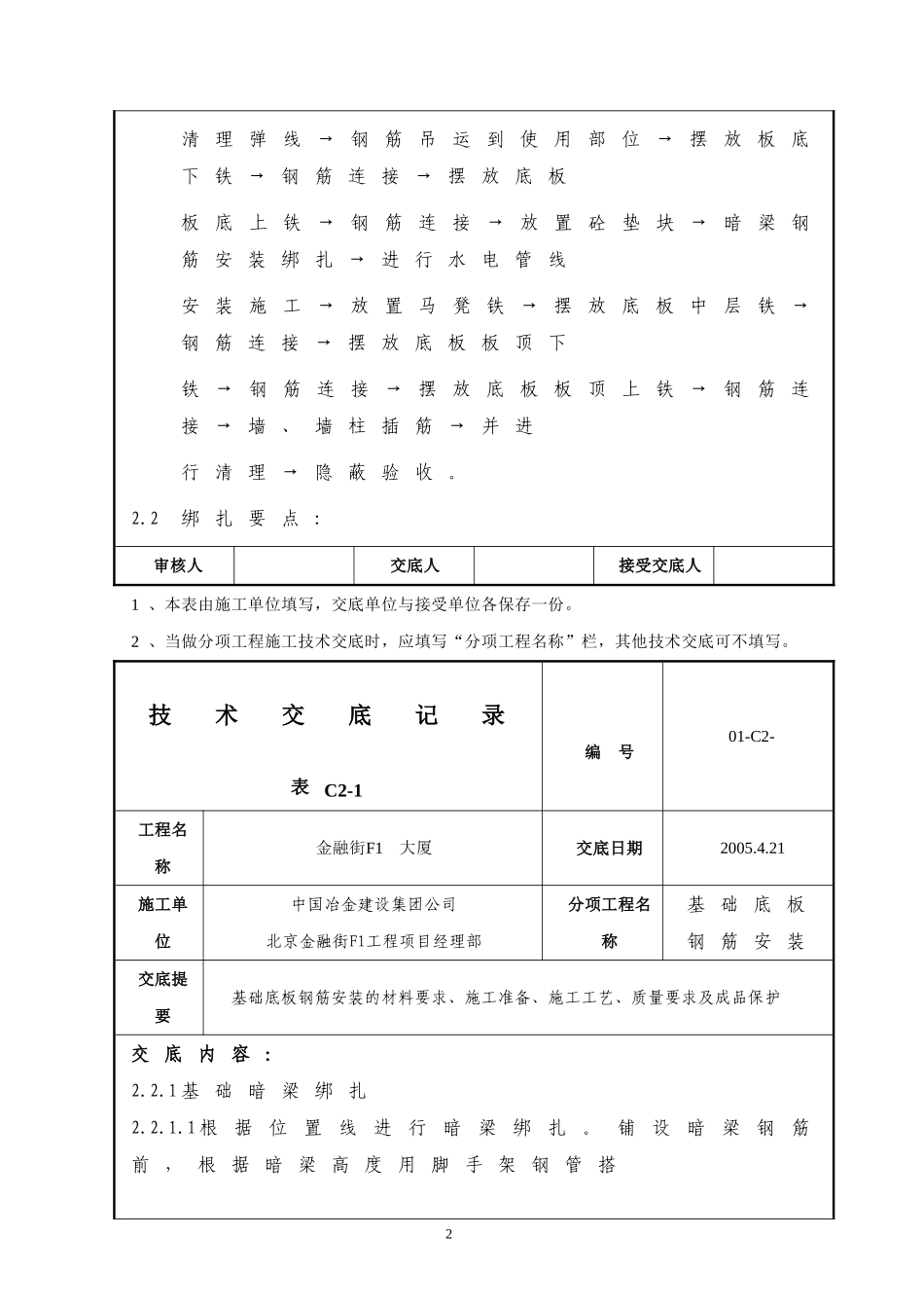 基础底板钢筋安装_第2页