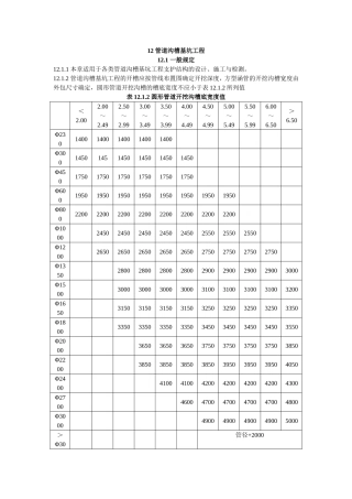 基坑工程技术规范