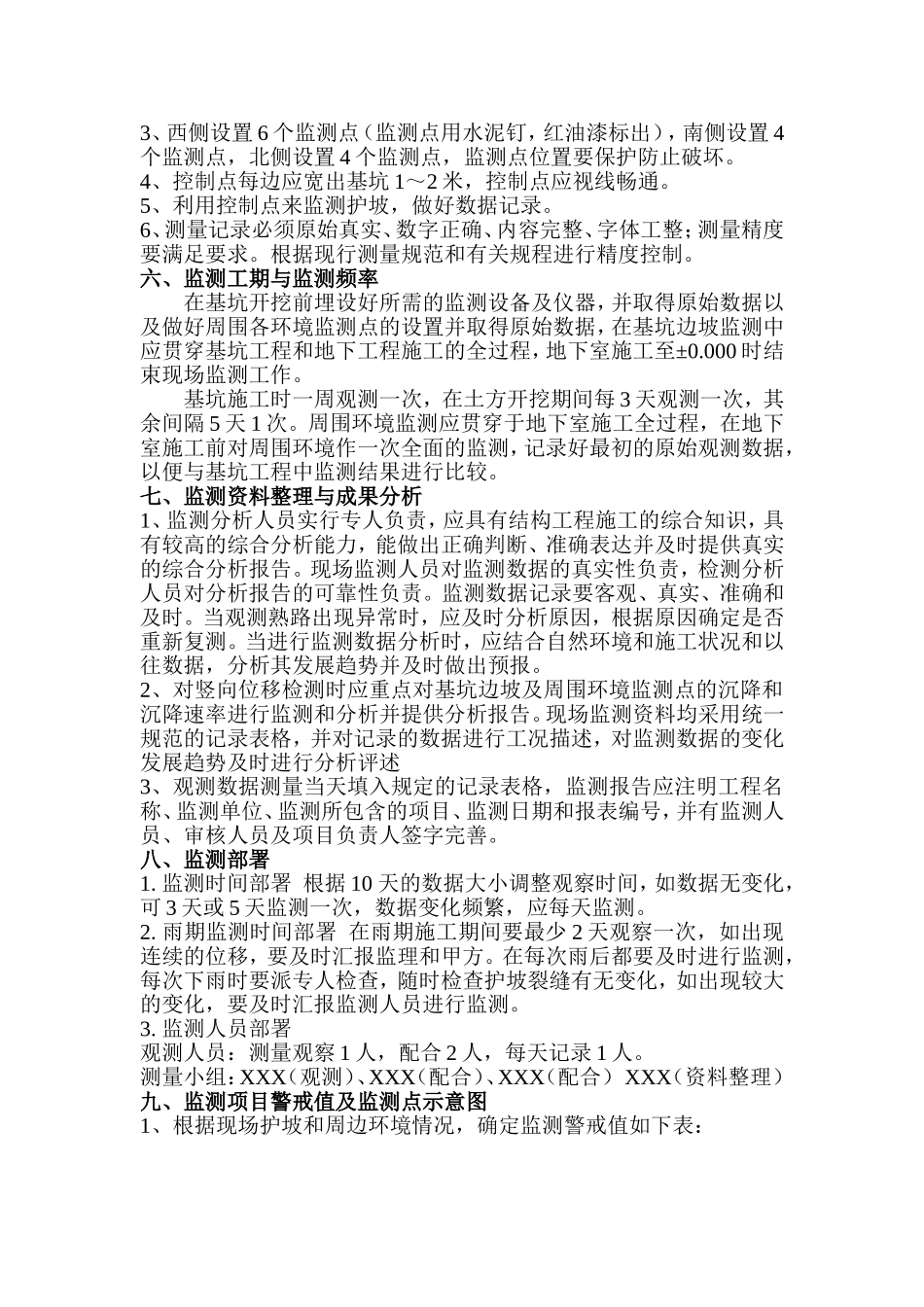 基坑及边坡监测方案_第2页