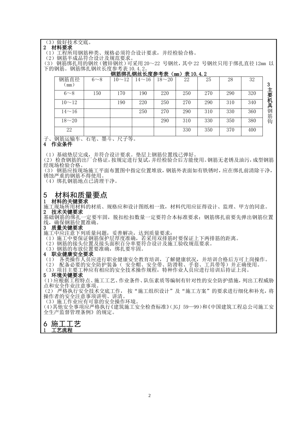 基础钢筋绑扎施工技术交底_第2页