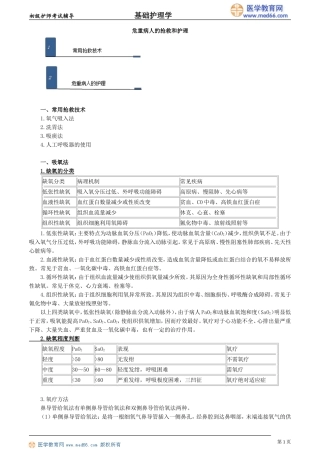 基础护理学(2017)讲义1701