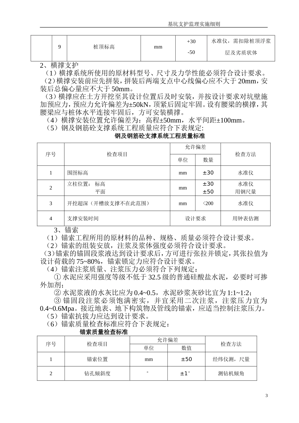 基坑支护监理实施细则(同名8447)_第3页
