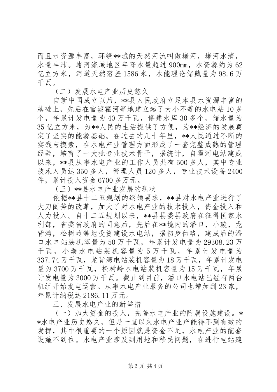 2024年发展水电产业调研报告_第2页