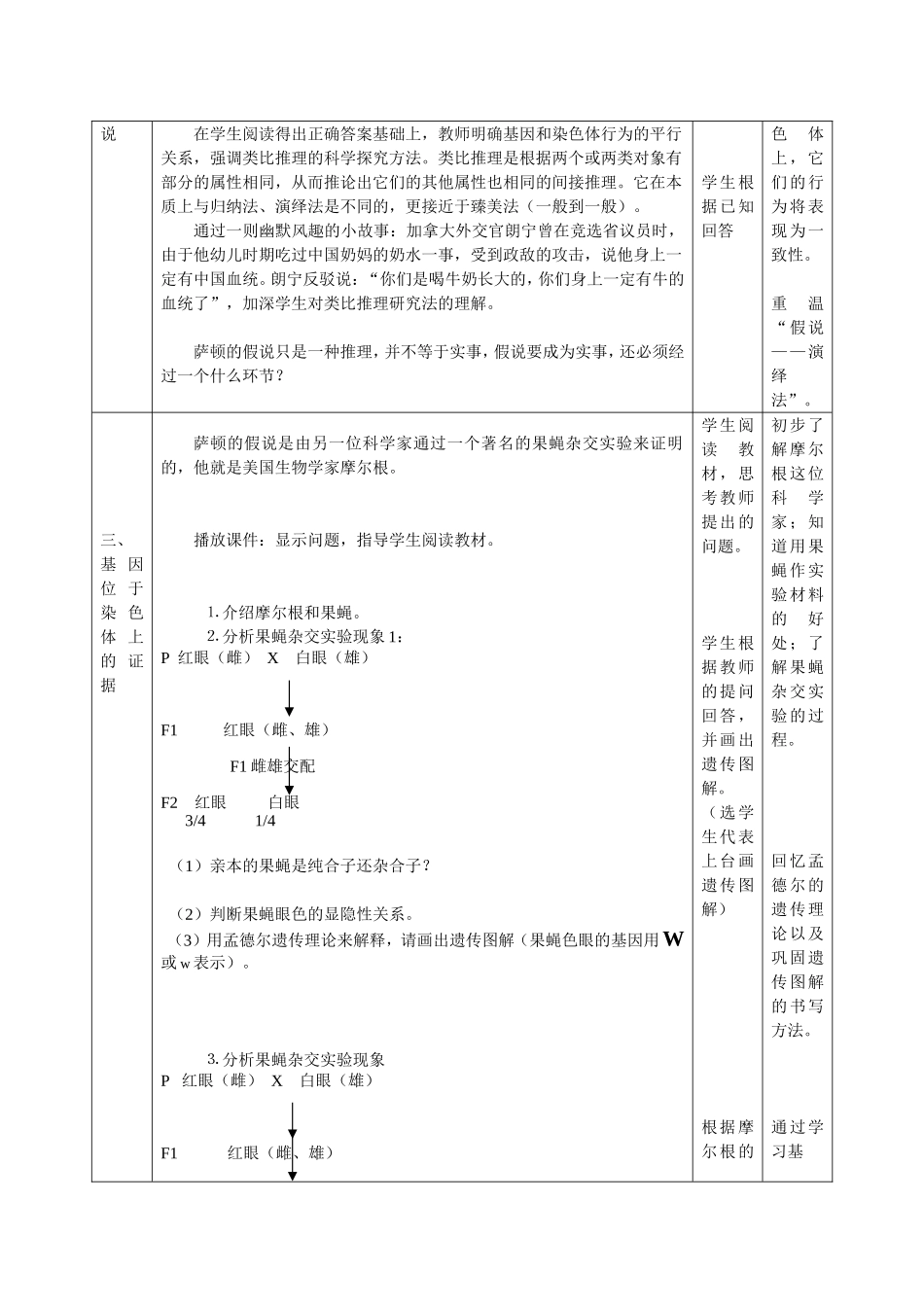基因在染色体上-陈丽华_第3页