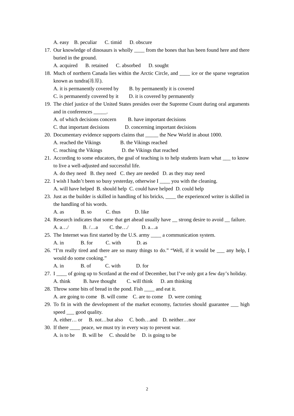 基英二词汇翻译quizzes_第2页