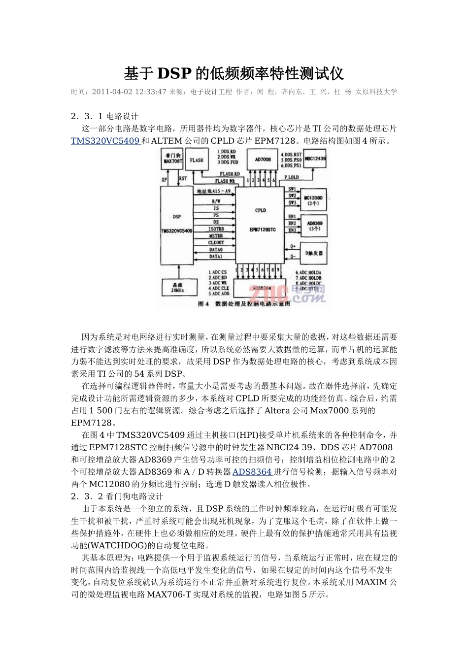 基于DSP的低频频率特性测试仪_第3页