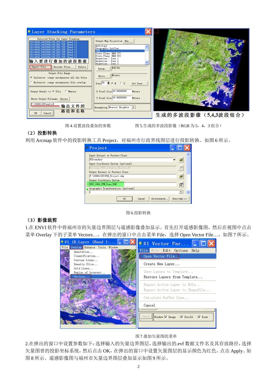 基于GIS与遥感的福州市植被生态环境质量综合分析-技术流程与具体实验步骤_第2页
