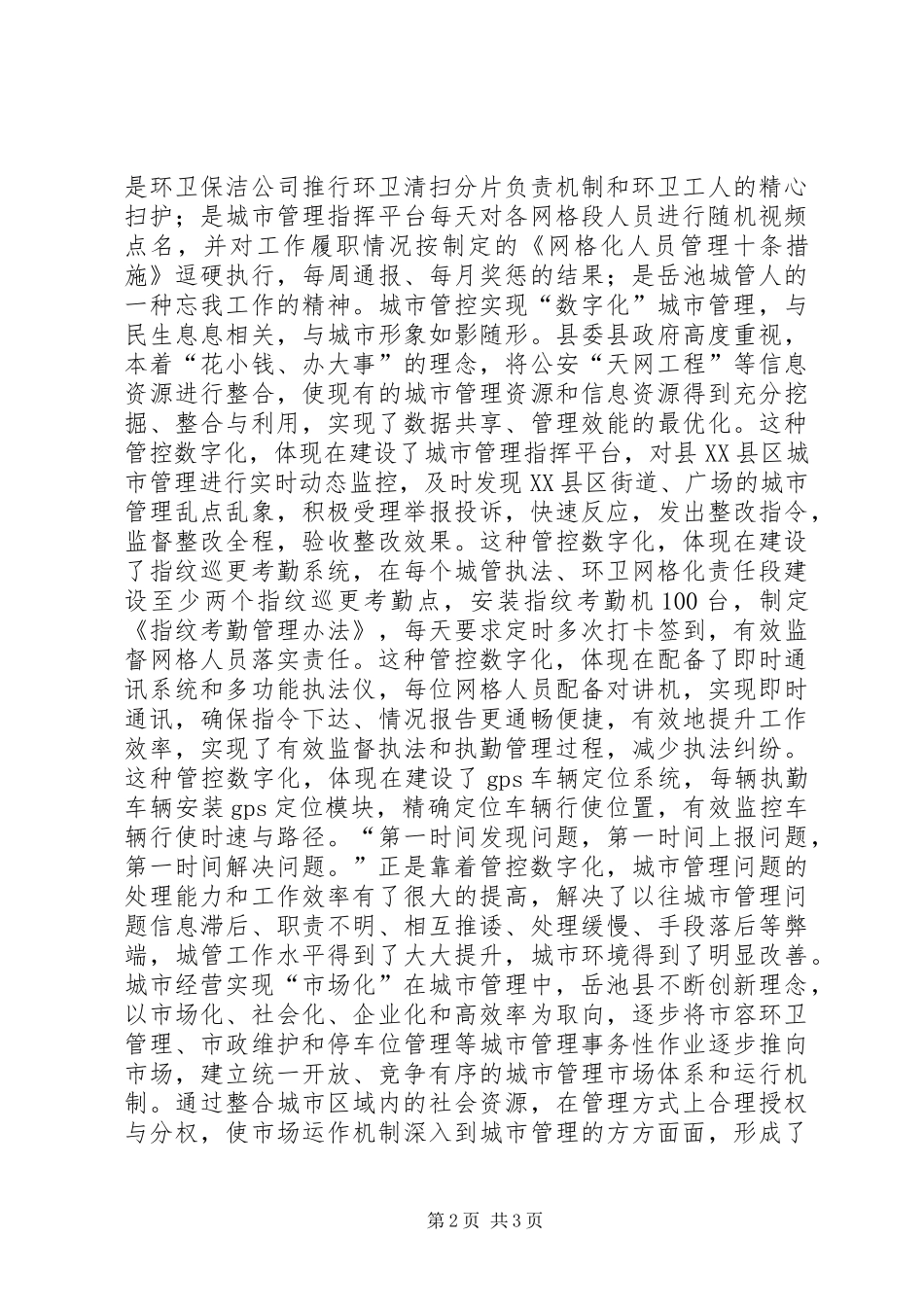 2024年城市管理网格化情况总结_第2页