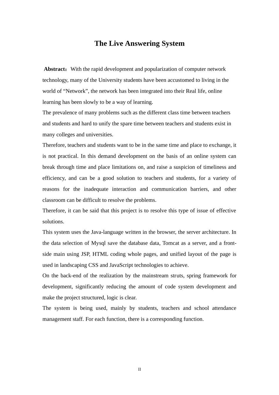 基于web的在线答疑系统(最终版)_第2页