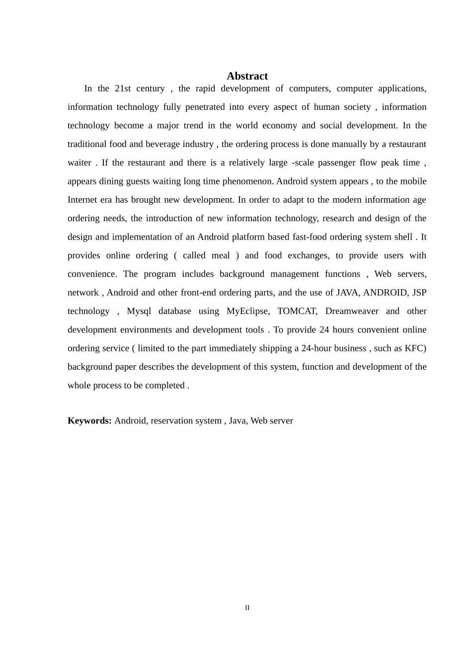 基于安卓的外卖点餐系统的设计与开发v1.0_第2页