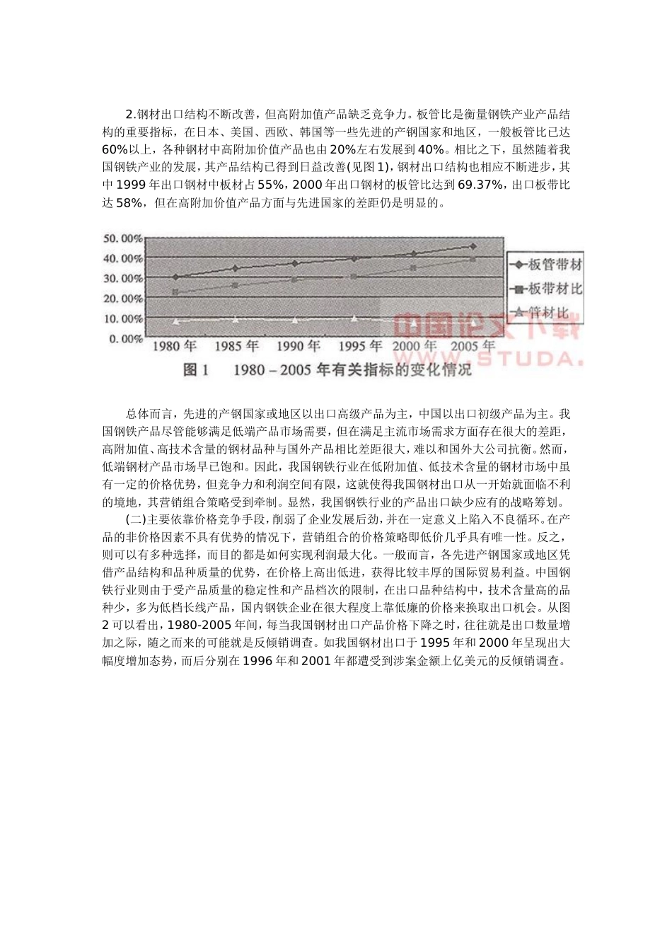 基于美国反倾销的我国钢铁行业的营销分析_第3页