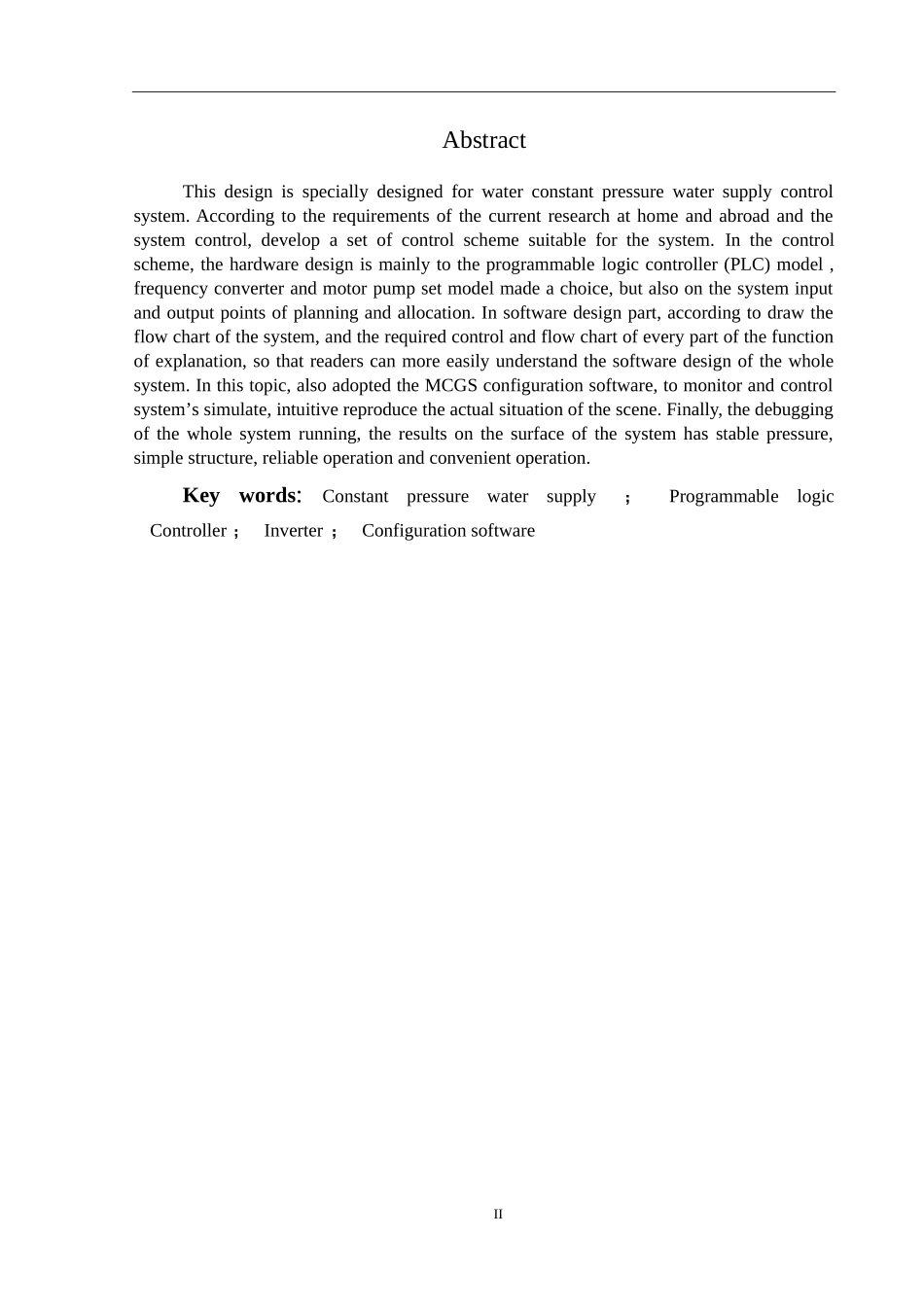 基于三菱PLC控制的恒压供水系统设计_第2页