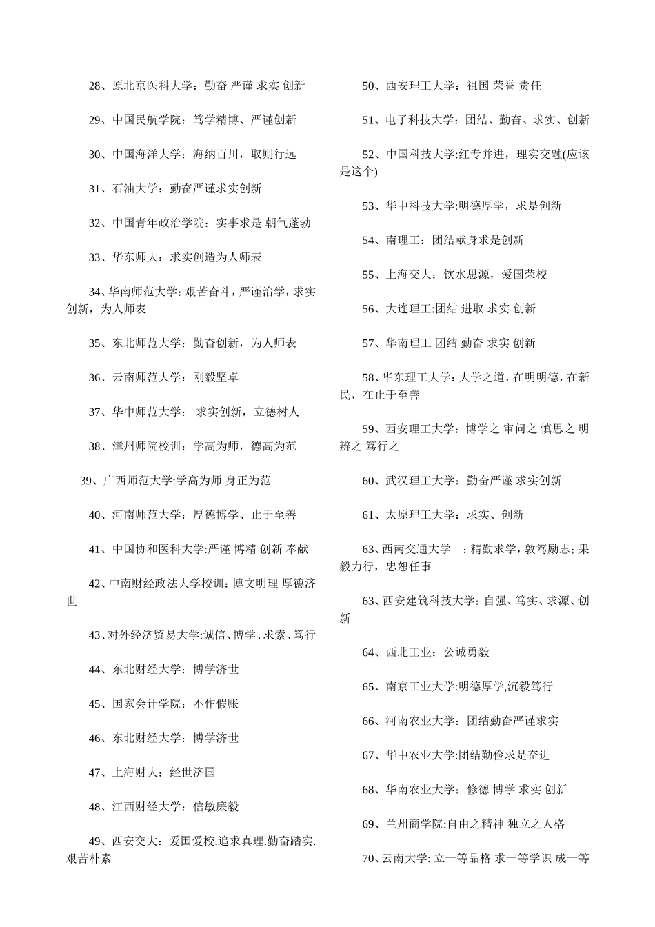 国内外校训大全_第2页