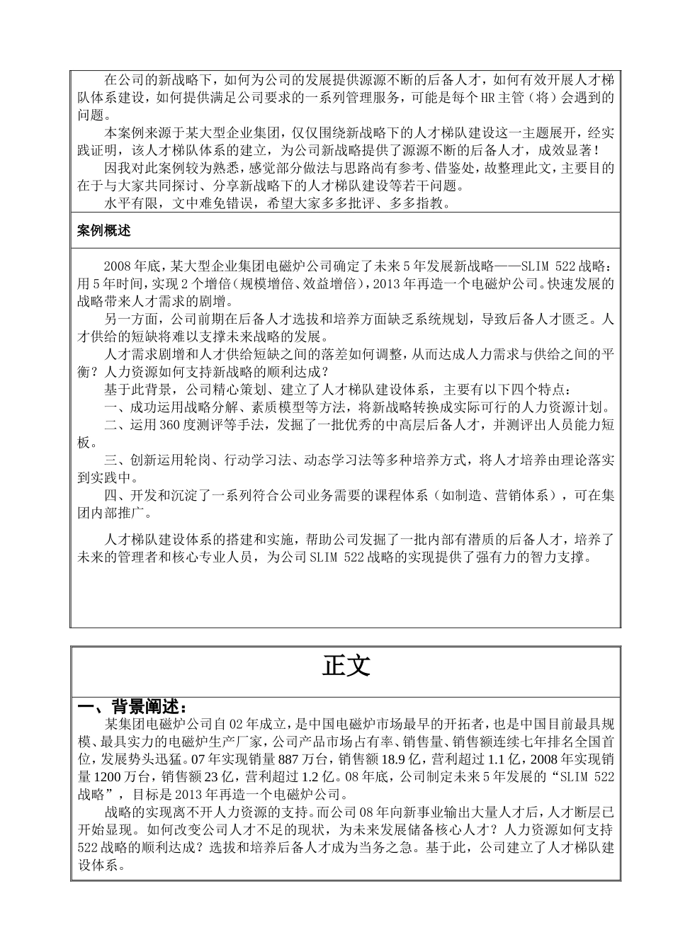 基于新战略的人才梯队建设体系--案例分享汇总_第2页