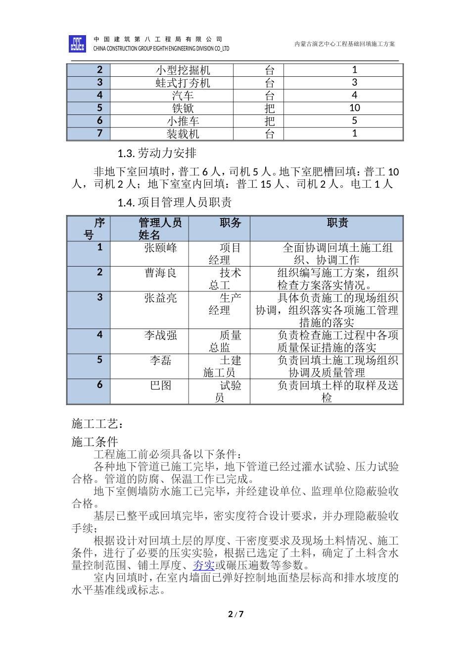 基础土方回填施工方案(同名7828)_第2页