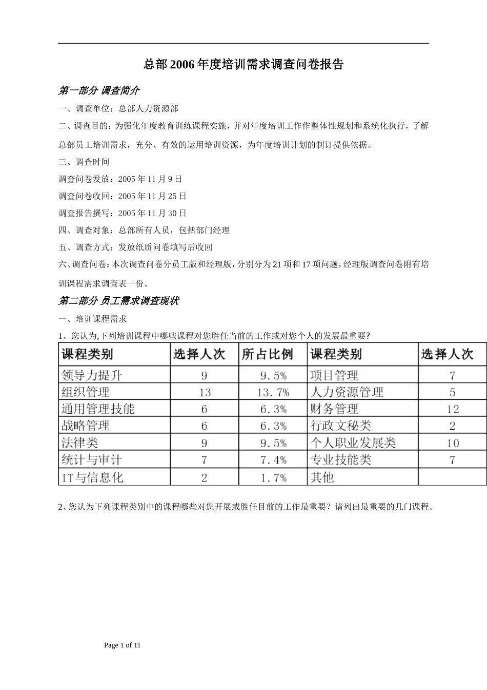 培训需求调查与报告1_第1页
