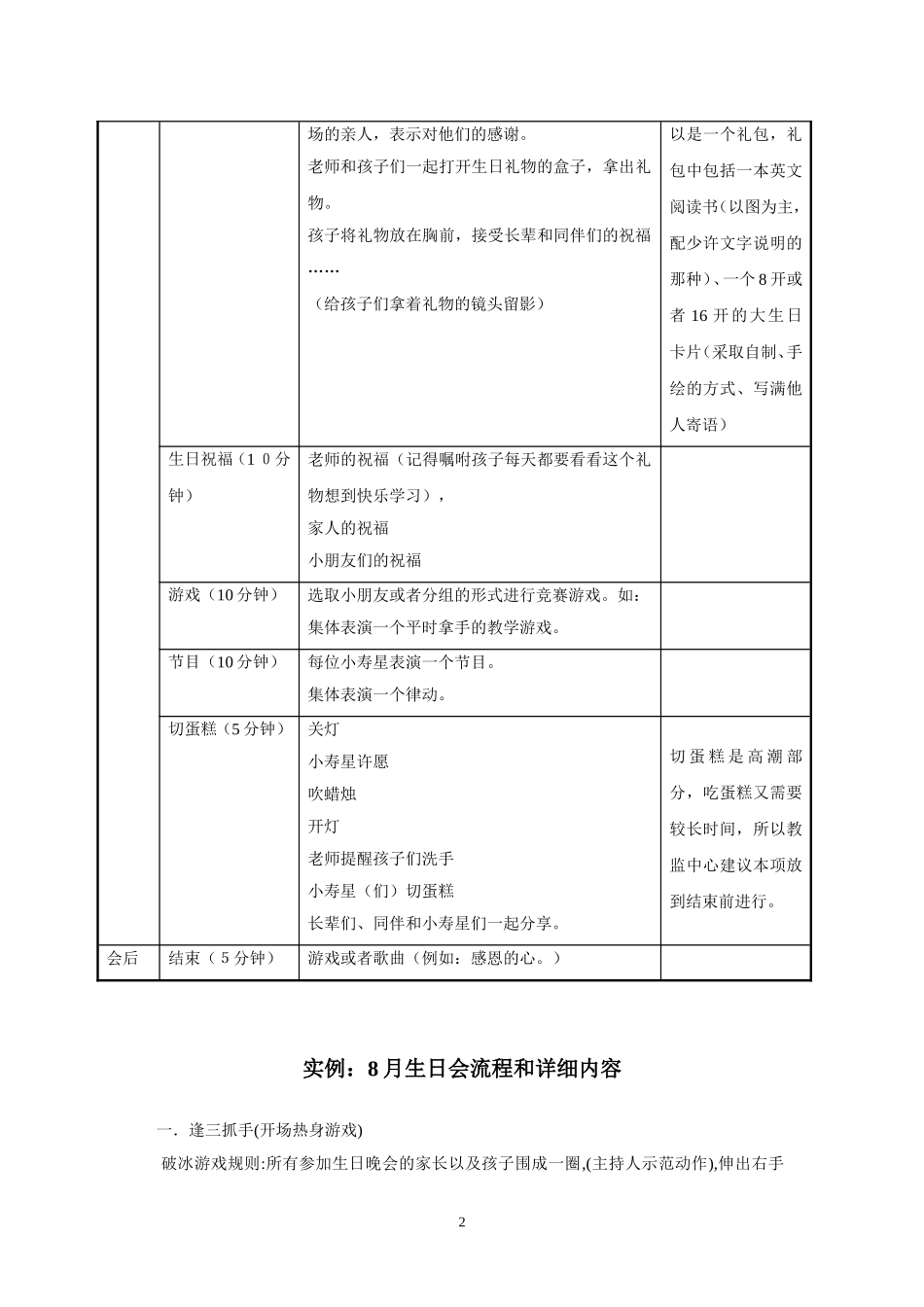 培训学校生日会模板_第2页