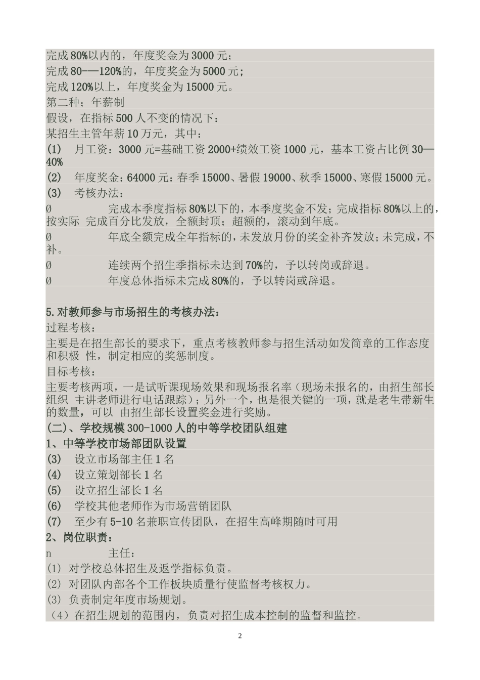 培训学校营销团队组建与考核_第2页