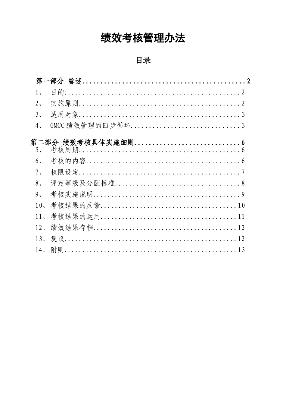 培训中心绩效考核管理办法_第1页