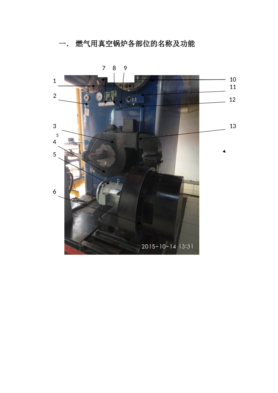 培训资料：真空燃气锅炉_第1页