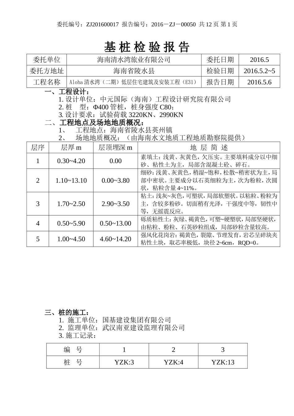 基桩检验报告_第1页