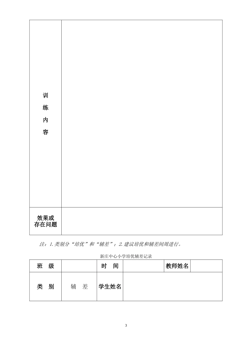 培优辅差记录表_第3页