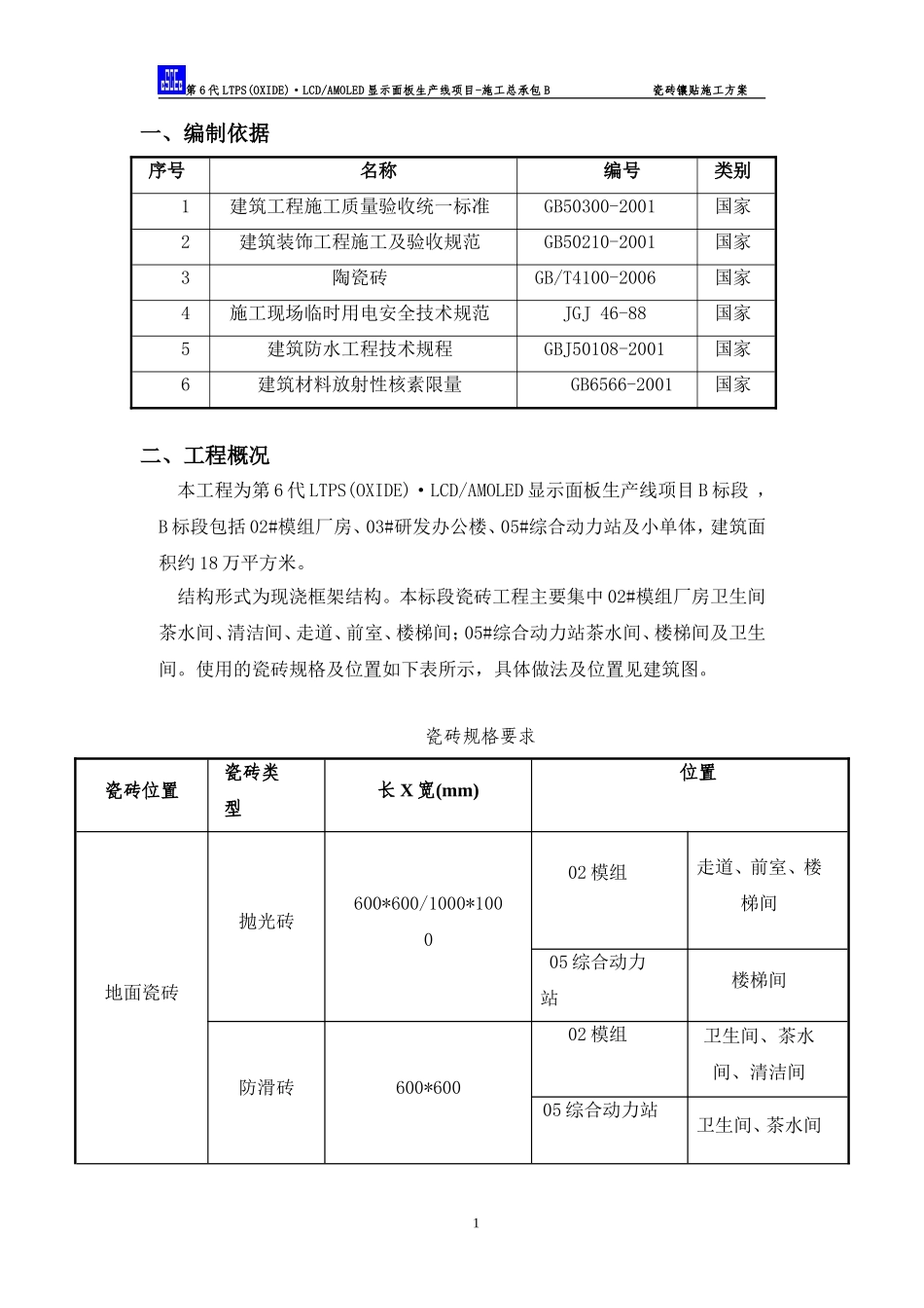 墙地砖施工方案_第2页