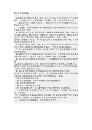 基建安全管理体系