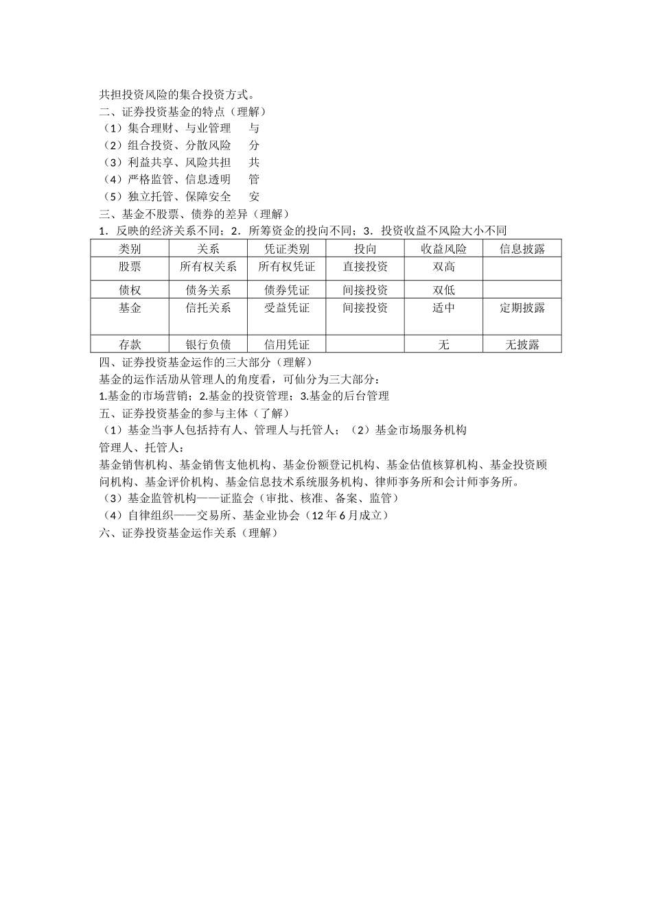 基金从业资格考试资料_第2页