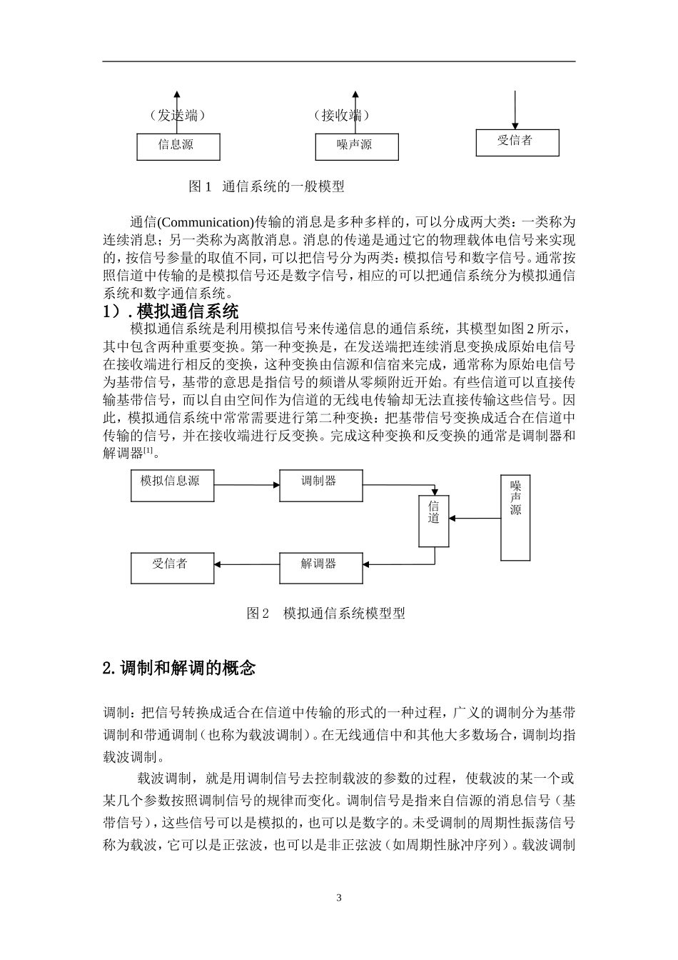 基于Matlab的模拟通信系统的仿真设计_第3页