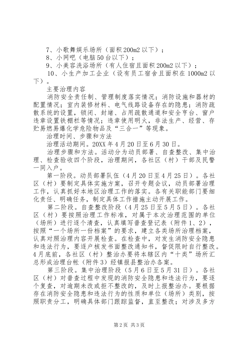 2024年出租房场所消防安全治理方案_第2页