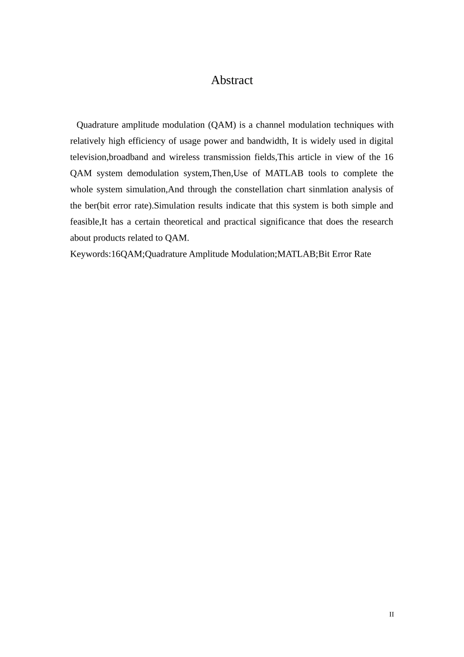 基于MATLAB仿真QAM调制与解调的设计_第2页
