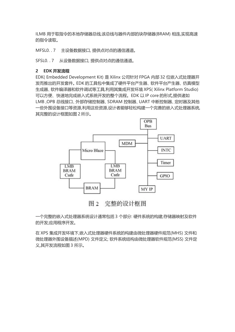 基于MicroBlaze-的嵌入式系统设计_第2页