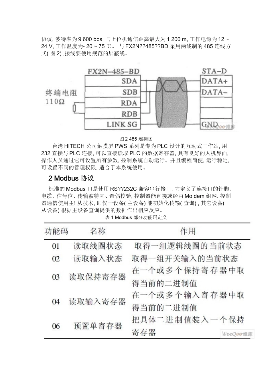基于PLC的Modbus通信协议的实现_第2页