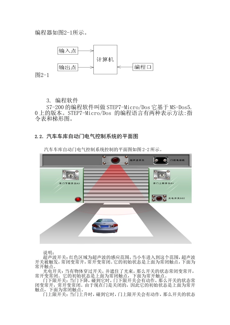 基于PLC的车库门自动控制系统_第3页