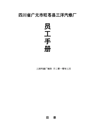 四川省广元市旺苍县三洋汽修厂