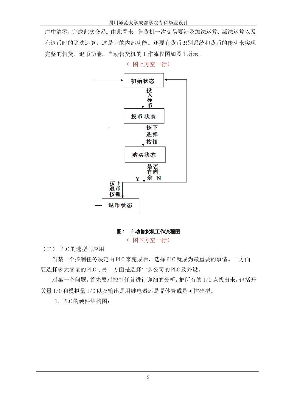 基于PLC的自动售货系统设计_第2页