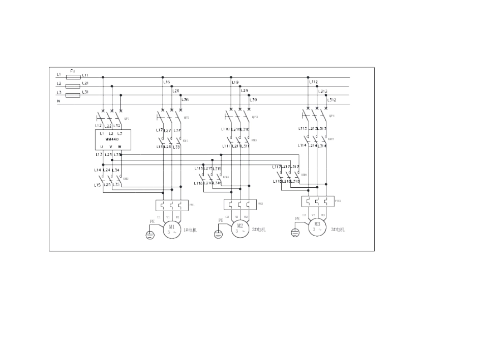 基于PLC控制变频器恒压供水系统电路图和PLC程序_第1页